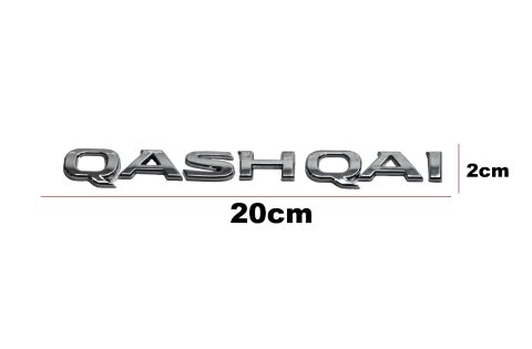 Nissan Qashqai 14-17 Arka Bagaj Krom Qashqai Yazısı)