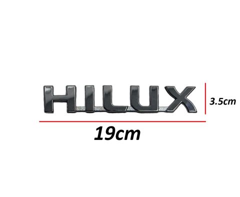 Toyota Hilux 07-14 Arka Bagaj Krom Hilux Yazısı