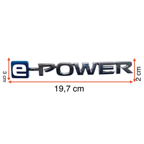 Nissan Qashqai 21-24 Arka Bagaj Krom (E-power yazısı)