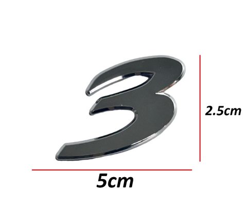 Mazda 3 09-13 Arka Bagaj Yazısı (3 Rakamı)