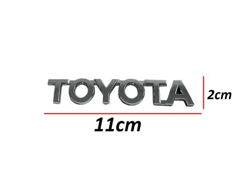 Toyota Corolla 07-18 Arka Bagaj Krom (Toyota Yazısı)