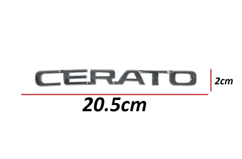 Kia Cerato 09-15 Arka Bagaj Krom (Cerato Yazısı)
