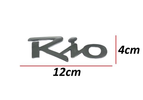Kia Rio 05-11 Arka Bagaj Krom Yazısı (Rio)
