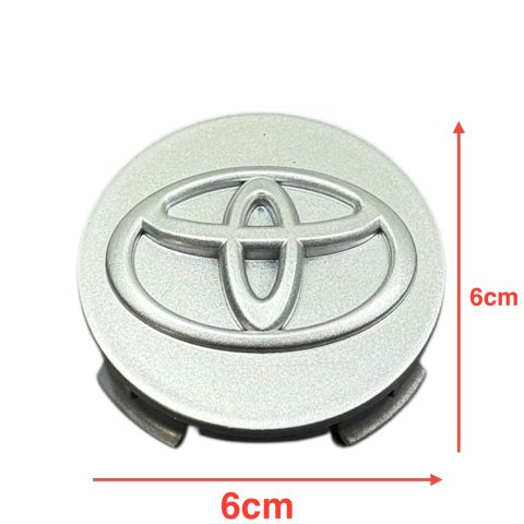 Toyota Corolla 07-16 Jant Göbeği (Gri; 6 Cm)