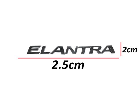 Hyundai Elantra 11-19 Arka Bagaj Krom Elantra Yazısı)