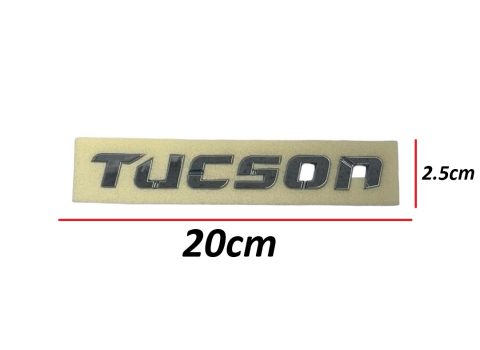 Hyundai Tucson 05-09 Arka Bagaj Krom Tucson Yazı)