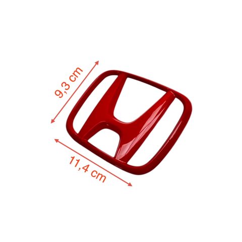 Honda Civic 12-15 Ön Ön Panjur Göbek (Kırmızı/Modifiyeli Tip; Arma)