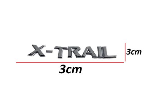Nissan X-Trail 02-16 Arka Bagaj Krom X-Trail Yazısı)