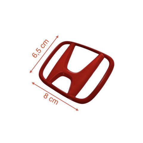 Honda Civic 96-03 Ön Ön Panjur Göbek (Kırmızı/Modifiyeli Tip; Arma)