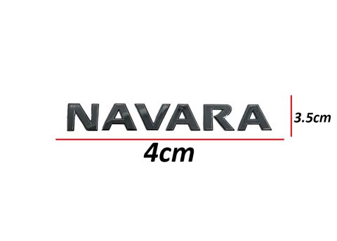 Nissan Navara 07-21 Arka Bagaj Krom Navara Yazısı