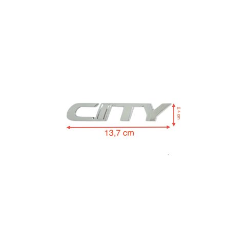 Honda City 02-07 Arka Bagaj Krom (City Yazısı)