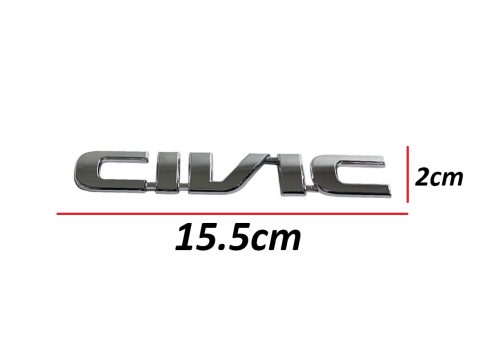 Honda Civic 02-05 Arka Bagaj Civic Yazısı