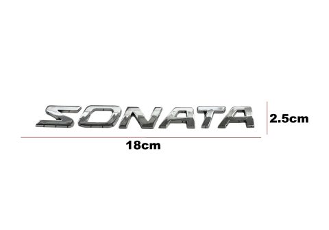 Hyundai Sonata 06-10 Arka Bagaj Krom Yazısı (Sonata)