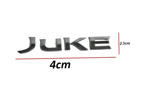 Nissan Juke 07-13 Arka Bagaj Krom Juke Yazısı)