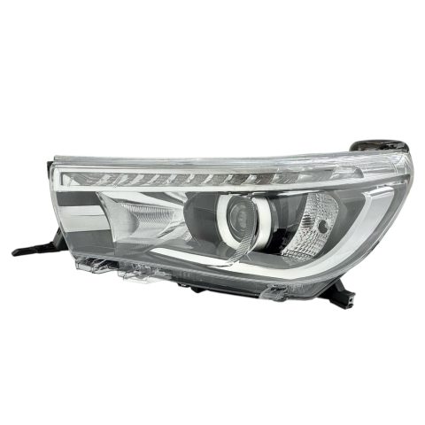 Toyota Hilux 16-21 Sol Far (Mercekli-ledli-6 Fişli; MERCEKLİ-LEDLİ/ORJİNAL TİP/HILUX YAZILI)