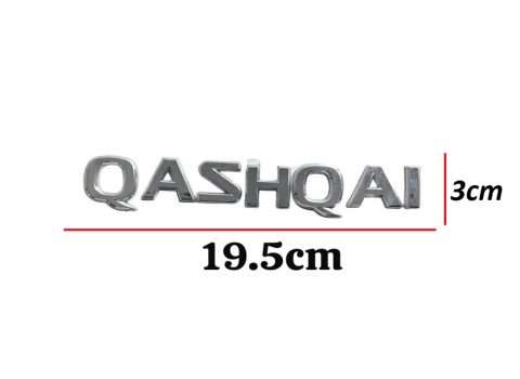 Nissan Qashqai 07-13 Arka Bagaj Krom Qashqai Yazısı)