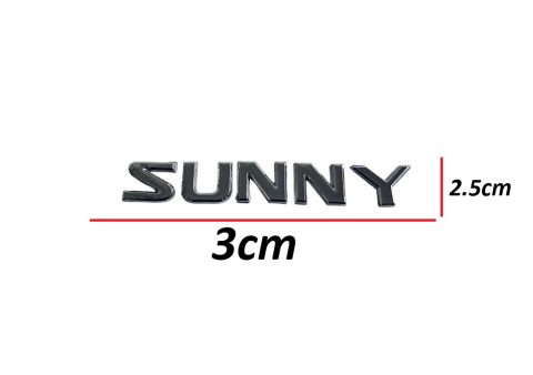Nissan Sunny 90-94 Arka Bagaj Krom (Sunny Yazısı)