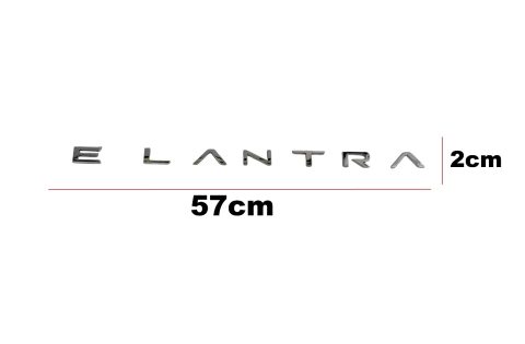 Hyundai Elantra 21-23 Arka Bagaj Krom (Elantra Yazısı)