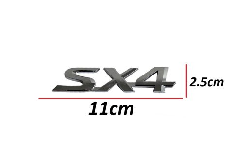 Suzuki SX4 07-13 Arka Bagaj Krom SX4 Yazısı)