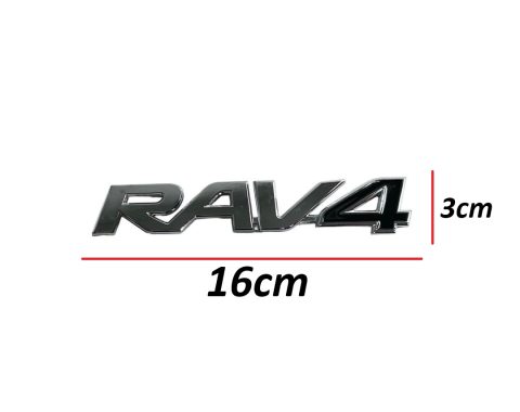 Toyota RAV4 00-12 Arka Bagaj Krom RAV4 Yazısı)