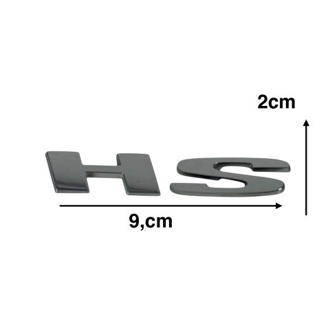 MG HS 22-24 Arka Bagaj Krom HS Yazısı)