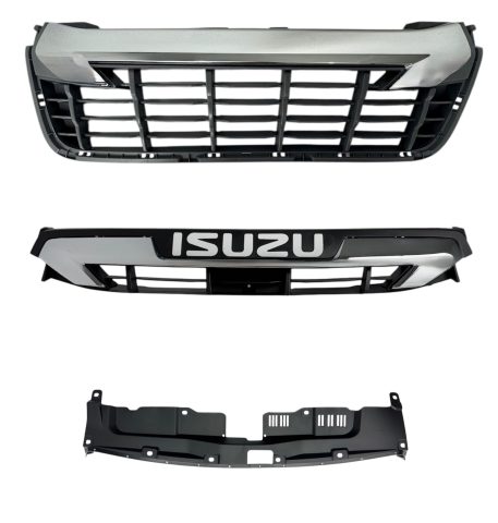 Isuzu D-Max 20-22 Ön Panjur (Krom/Siyah)