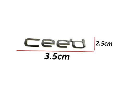 Kia Ceed 13-18 Arka Bagaj Krom Ceed Yazısı)